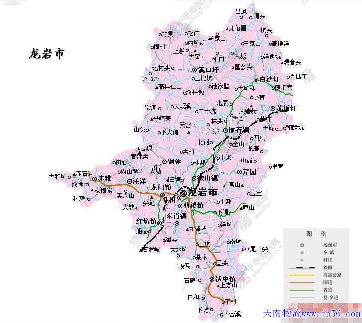 東莞到龍巖市地圖 ctkelx.cn