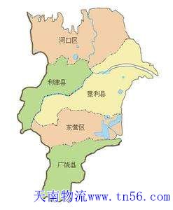 東莞到東營(yíng)市物流地圖